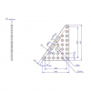 Треугольная пластина из анодированного алюминия Triangle Plate 6*8 (Pair) - «globural.ru» - Ессентуки