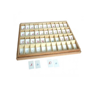 Прописной алфавит на пластиковых табличках. Синий/красный - «globural.ru» - Ессентуки