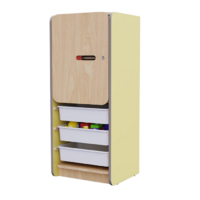 Закрытый шкаф с ящиками из коллекции мебели «НЕГА» (цвет желтый) - «globural.ru» - Ессентуки