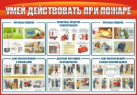 Стенд "Умей действовать при пожаре" - «globural.ru» - Ессентуки