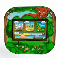 Профессиональный сенсорный настенный логопедический комплекс Мишка Logo 2 - «globural.ru» - Ессентуки