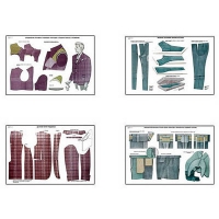 Плакаты ПРОФТЕХ "Изготовление мужских костюмов" (25 пл, винил, 70х100) - «globural.ru» - Ессентуки