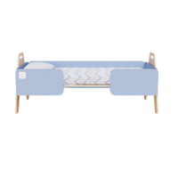 Кровать детская из коллекции «НЕГА» (цвет голубой) - «globural.ru» - Ессентуки