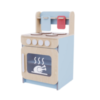 Плита с духовым шкафом из коллекции «НЕГА» (голубой) - «globural.ru» - Ессентуки