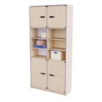 Рабочий стеллаж для воспитателя из коллекции «НЕГА» (цвет бежевый) - «globural.ru» - Ессентуки