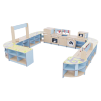 Игровая зона «Островок мастеров» из коллекции мебели «НЕГА» (голубой) - «globural.ru» - Ессентуки