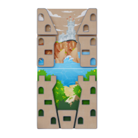 Скалодром для детей «Замок Ласточкино Гнездо в Крыму» из серии «Моя Россия» - «globural.ru» - Ессентуки