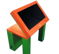 Интерактивный стол с поднимающимся монитором 24" на Android - «globural.ru» - Ессентуки