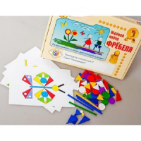 Игровой набор Фребеля "Конструктор плоскостной-3" (Серия "Эксперимент") - «globural.ru» - Ессентуки