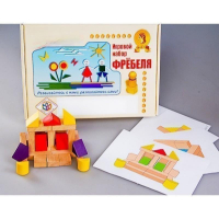 Игровой набор Фребеля "Конструктор деревянный без соединений-4" (Серия "Эксперимент") - «globural.ru» - Ессентуки
