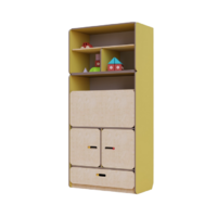 Стеллаж-трансформер с рабочим местом специалиста из коллекции «НЕГА» (желтый) - «globural.ru» - Ессентуки