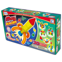 Магнитный конструктор Строитель. Базовый 30 деталей + колесная база. Стартовый набор - «globural.ru» - Ессентуки