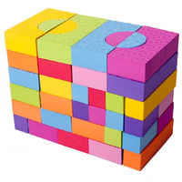 Конструктор мягкий 68 блоков - «globural.ru» - Ессентуки