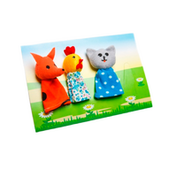 Набор пальчиковых кукол к сказке "Кот, Петух и Лиса" - «globural.ru» - Ессентуки