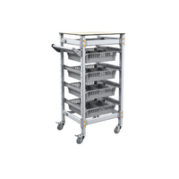 Тележка 1-секционная для учебных наборов и цифровых лабораторных комплексов SenseDisc - «globural.ru» - Ессентуки