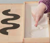 Комплект психолога Пертра. Дополнительный набор с песком для развития графомоторики c пластинами - «globural.ru» - Ессентуки