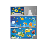 Стенд для сюжетно-ролевых игр 2-х сторонний (пиратские острова, космос) - «globural.ru» - Ессентуки