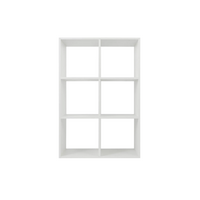 Стеллаж 6 секций цвет белый - «globural.ru» - Ессентуки