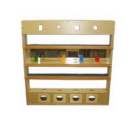 Настенный модуль с объемными телами и зеркалами 70 *10 *70 см - «globural.ru» - Ессентуки