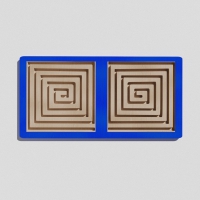 Такт-панель "Синий лабиринт №4" - «globural.ru» - Ессентуки