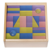 Набор полупрозрачных строительных кубиков 1 (84 элемента) - «globural.ru» - Ессентуки