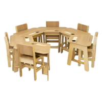 Комплект детских столов и стульев для детей с 3 до 7 лет (6 комплектов) - «globural.ru» - Ессентуки