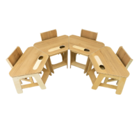 Комплект детских столов и стульев для детей с 3 до 7 лет (4 комплекта)  - «globural.ru» - Ессентуки