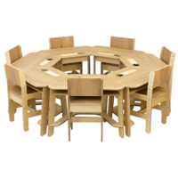 Комплект детских столов и стульев для детей с 3 до 7 лет (7 комплектов) - «globural.ru» - Ессентуки