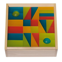 Набор полупрозрачных строительных кубиков 2 (84 элемента) - «globural.ru» - Ессентуки