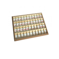 Печатный алфавит на пластиковых табличках. Красный. - «globural.ru» - Ессентуки