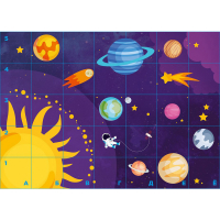 Тематическое поле-маршрутизатор «Космос» для мини-робота Bee-Bot - «globural.ru» - Ессентуки