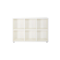 Стеллаж открытый 6 секций белый - «globural.ru» - Ессентуки