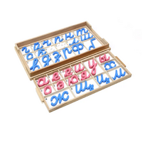 Большой подвижный деревянный алфавит - прописные наклонные буквы - «globural.ru» - Ессентуки