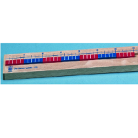 Счетная линейка для работы со счетным материалом, 1 метр. (Серия "От 1 до 100") - «globural.ru» - Ессентуки