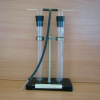 Прибор для сравнения содержания СО2 во вдыхаемом и выдыхаемом воздухе (вариант 2) - «globural.ru» - Ессентуки