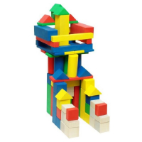 Конструктор деревянный "МегаСтроитель цветной" - «globural.ru» - Ессентуки