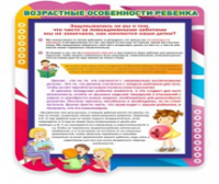 Стенд "Возрастные особенности ребенка" - «globural.ru» - Ессентуки