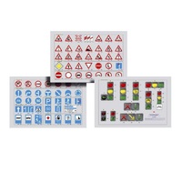 Базовый комплект светового оборудования "Дорожные знаки. Светофоры" с сенсорным беспроводным пультом дистанционного управления - «globural.ru» - Ессентуки