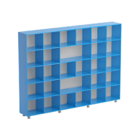 Шкаф-стеллаж без дверок (серый/синий) - «globural.ru» - Ессентуки