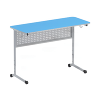 Стол ученический передняя панель (перфорация), регулируемый, гр.р. 5-7  - «globural.ru» - Ессентуки