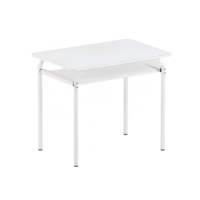 Стол компьютерный на металлокаркассе (белый) - «globural.ru» - Ессентуки