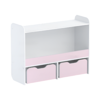 Стеллаж для игрушек и пособий "Росток 1" (белый/зефир) - «globural.ru» - Ессентуки