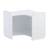 Стеллаж для игрушек и пособий "Росток 4" (белый) - «globural.ru» - Ессентуки