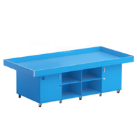 Стол для робототехники с дверками (синий) - «globural.ru» - Ессентуки