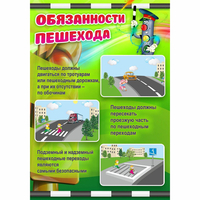 Стенд "Обязанности пешехода" - «globural.ru» - Ессентуки