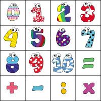 Тематическое поле-маршрутизатор «Цифры» для мини-робота Bee-Bot - «globural.ru» - Ессентуки