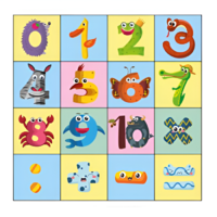 Коврик для логобота Пчелка "Цифры" - «globural.ru» - Ессентуки