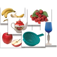 Набор предметных картинок "Фрукты, ягоды, орехи. Посуда" - «globural.ru» - Ессентуки