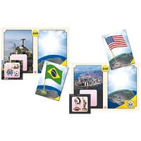 Настольно-печатная игра "Флаги стран мира 2. Азия, Африка, Австралия, Америка" - «globural.ru» - Ессентуки