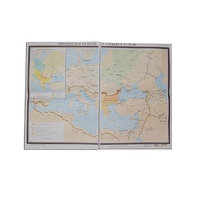 Учебная карта "Византийская империя и славяне в VI - ХI в.в. 1040*1420 мм" (матовое, 2-стороннее лам.) - «globural.ru» - Ессентуки